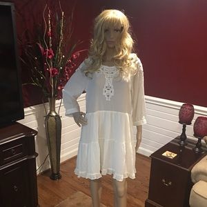 Free People ivory Dress Size Large